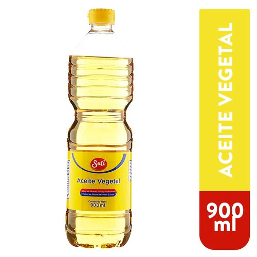 Aceite vegetal Suli libre de grasas trans y colesterol - 900 ml