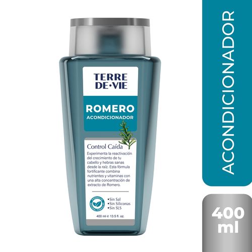 Acondicionador Romero Terre De Vie Control Caída - 400 ml