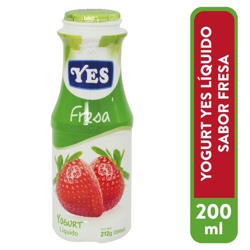 Yogurt Yes Líquido Fresa - 200ml