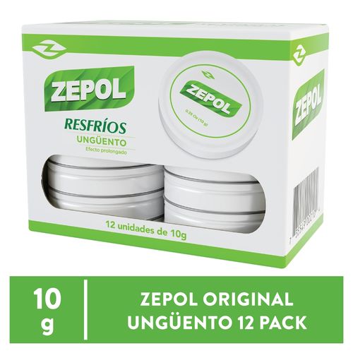 Ungüento Zepol Adulto Latita 10 gr, Precio indicado por unidad