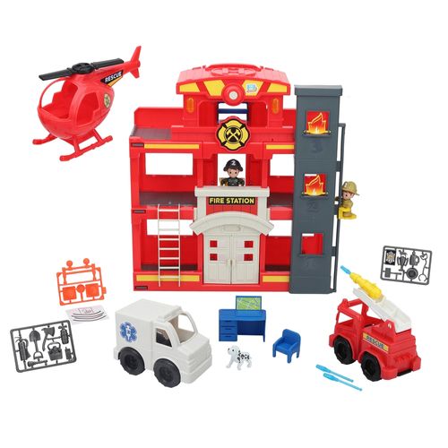 Juego Spark Create Imagine estación de bomberos
