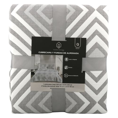 Cubrecama Y Fundas De Almohada Ht Queen