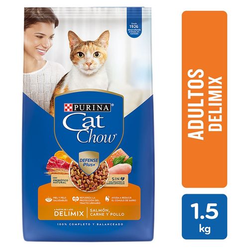 Alimento Gato Adulto Purina Cat Chow Defense Plus DeliMix - 1.5 kg