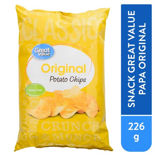 Papas Tostadas Great Value Sabor Original - 226 g