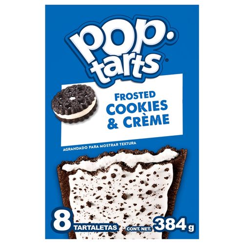 Tartas Kelloggs Pop Tarts Sabor Frosted Cookies & Crème - 384 g