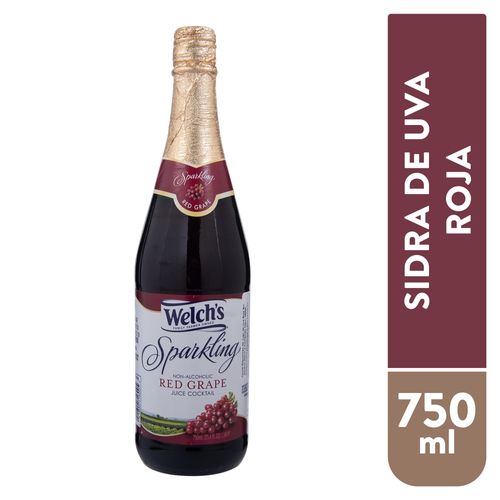 Sidra Espumante Welchs Uva Roja -750ml