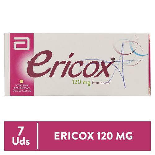 Ericox 120 Mg X7 Tabletas