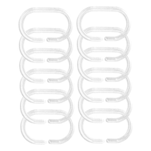 Ganchos transparente Haus para cortina - 12 pzas
