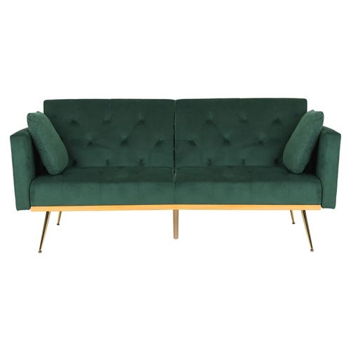 Sofá cama Mainstays deluxe con base doradas