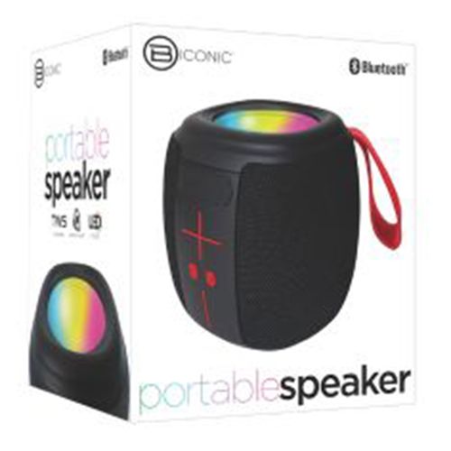 Parlante Bionic ovalado bluetooth color negro BC-AU-BS-225-BK
