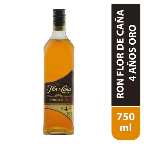 Ron Flor De Caña Oro Botella - 750ml