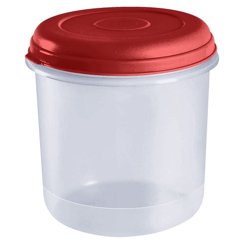 Bote Guateplast Cilindrico color Rojo 110oz  - unidad