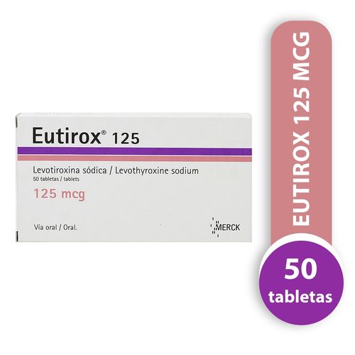 Eutirox 125Mg X50 Tabletas