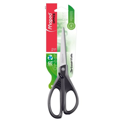 Tijera Maped Essentials Green 21 Centimetros Blister 1 Unidad