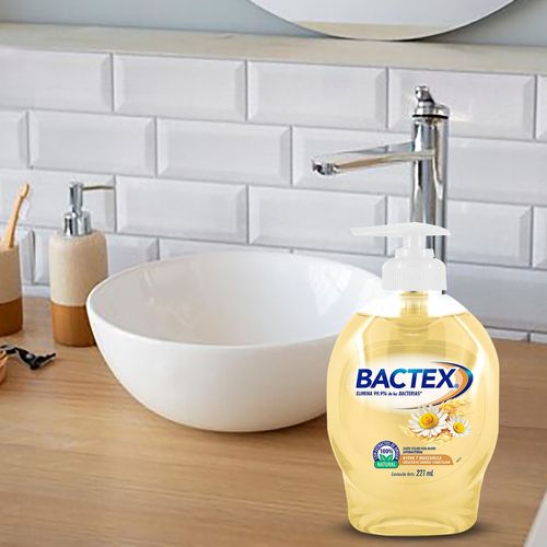 Jabón Bactex Líquido Antibacterial  Avena - 221 ml