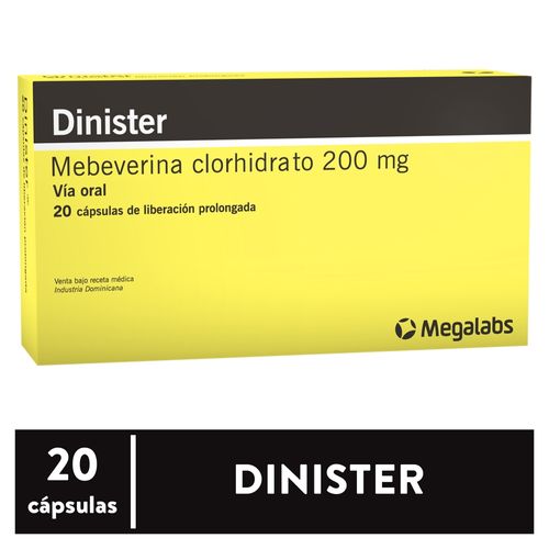Dinister 200 mg caja 20 comprimidos - Precio indicado por comprimido