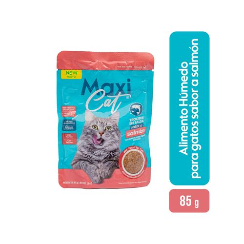 Alimento Pouche Maxicat 85gr Sab Salmon