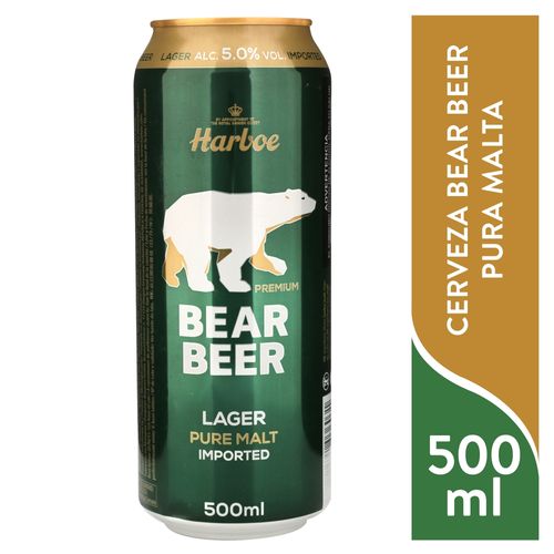Cerveza Harboe Lager Lata 500 24 Ml Ea