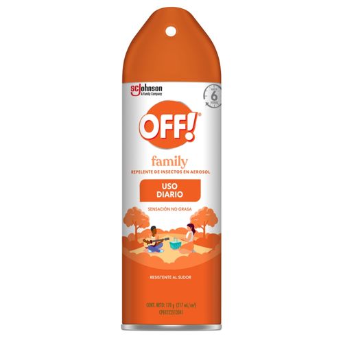 Repelente de Insectos OFF! Family en Aerosol - 170 g