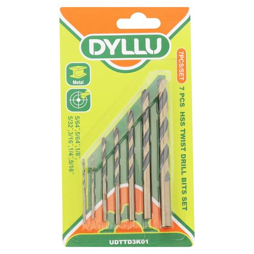 Set Brocas Metal Dyllu 7 Piezas