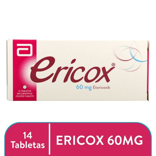 Ericox 60Mg X14 Tab