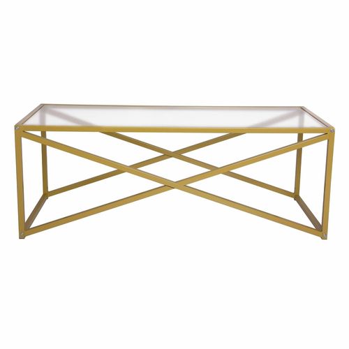 Ms Mesa De Centro Rectgular Vidrio 116cm