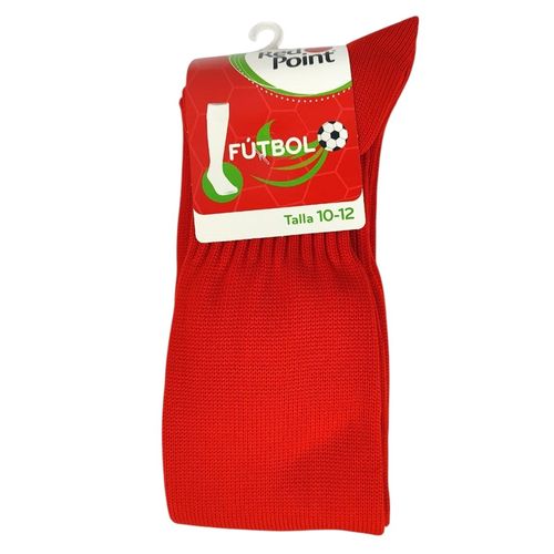 Calcetin Futbol Nylon 2290 10 12 Rojo