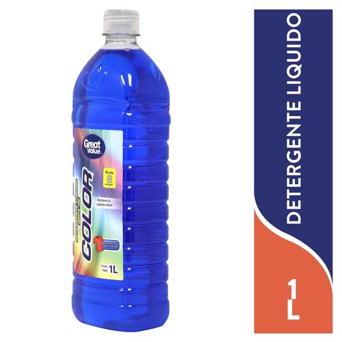 Detergente líquido Great Value para ropa color -1000ml