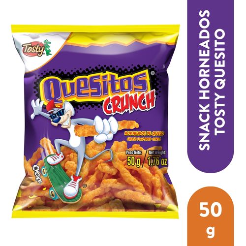 Snack Tosty Quesitos horneados con queso - 50 g