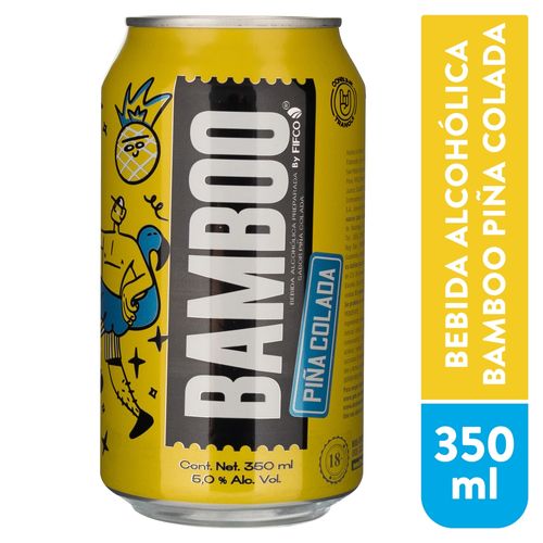 Bebida Bamboo Piña Colada -350ml