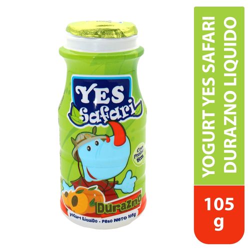 Yogurt Liquido Safari Durazno 100 Ml
