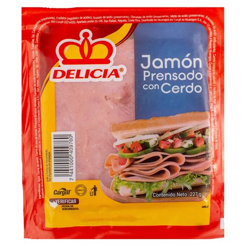 Jamón Prensado Delicia con Cerdo  - 227 g