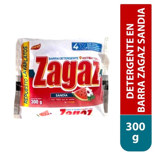 Detergente en barra Zagaz sandía -300 g