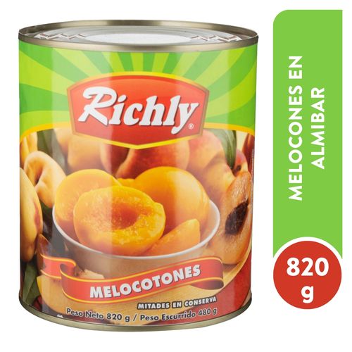 Melocotón Richly Almibar Mitades en Lata - 820 g