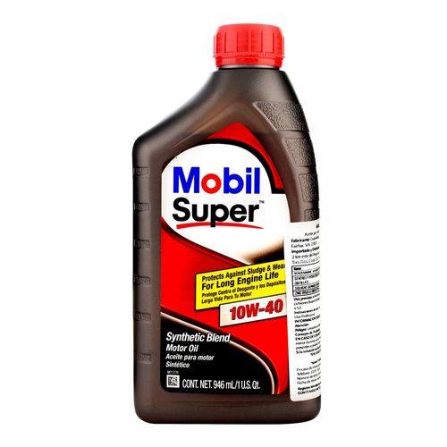 Aceite Mobil Super 10W40 Qt - 946ml