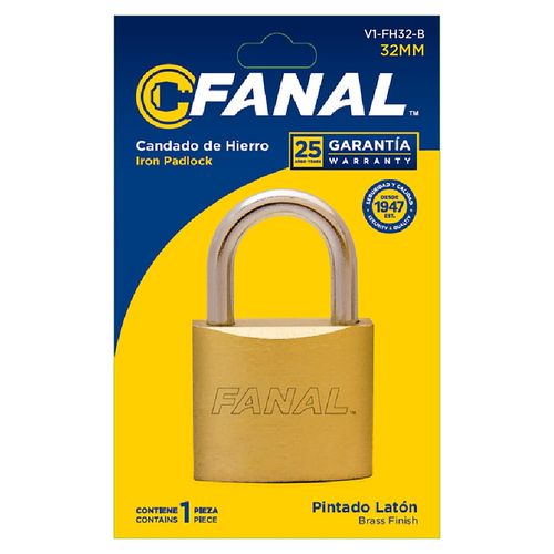 Candado Fanal De Hierro - 32mm