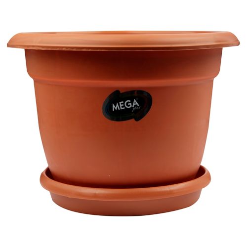 Megaplast Maceta Fiore Con Plato No.1