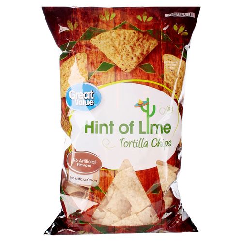 Tortilla Chips Great Value Con Limón - 368 g