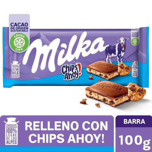 Chocolate Milka Chips Ahoy - 100 g