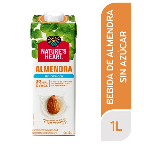 Bebida de Almendras Nature's Heart Sin Azúcar - 1 L