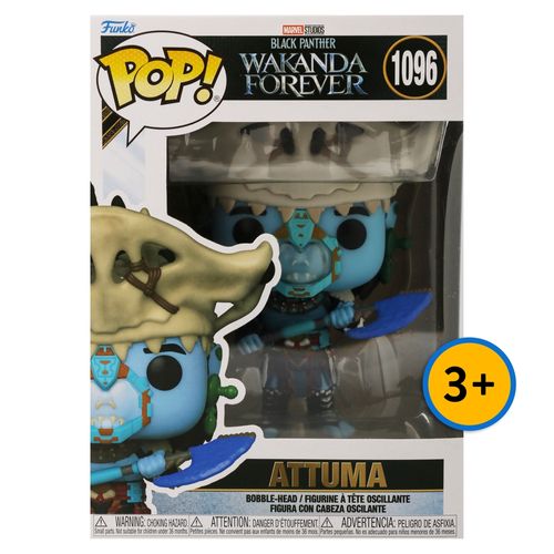 Figura Funko Pop Marvel Black Panther Wakanda Forever Attuma Cabeza Oscilante