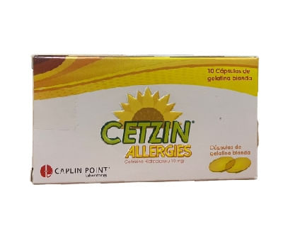 Cetzin 10Mg, Precio indicado por unidad