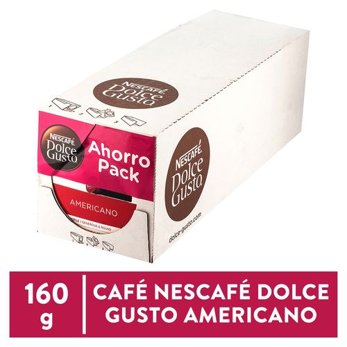 Café Nescafé Dolce Gusto Americano - 160 g