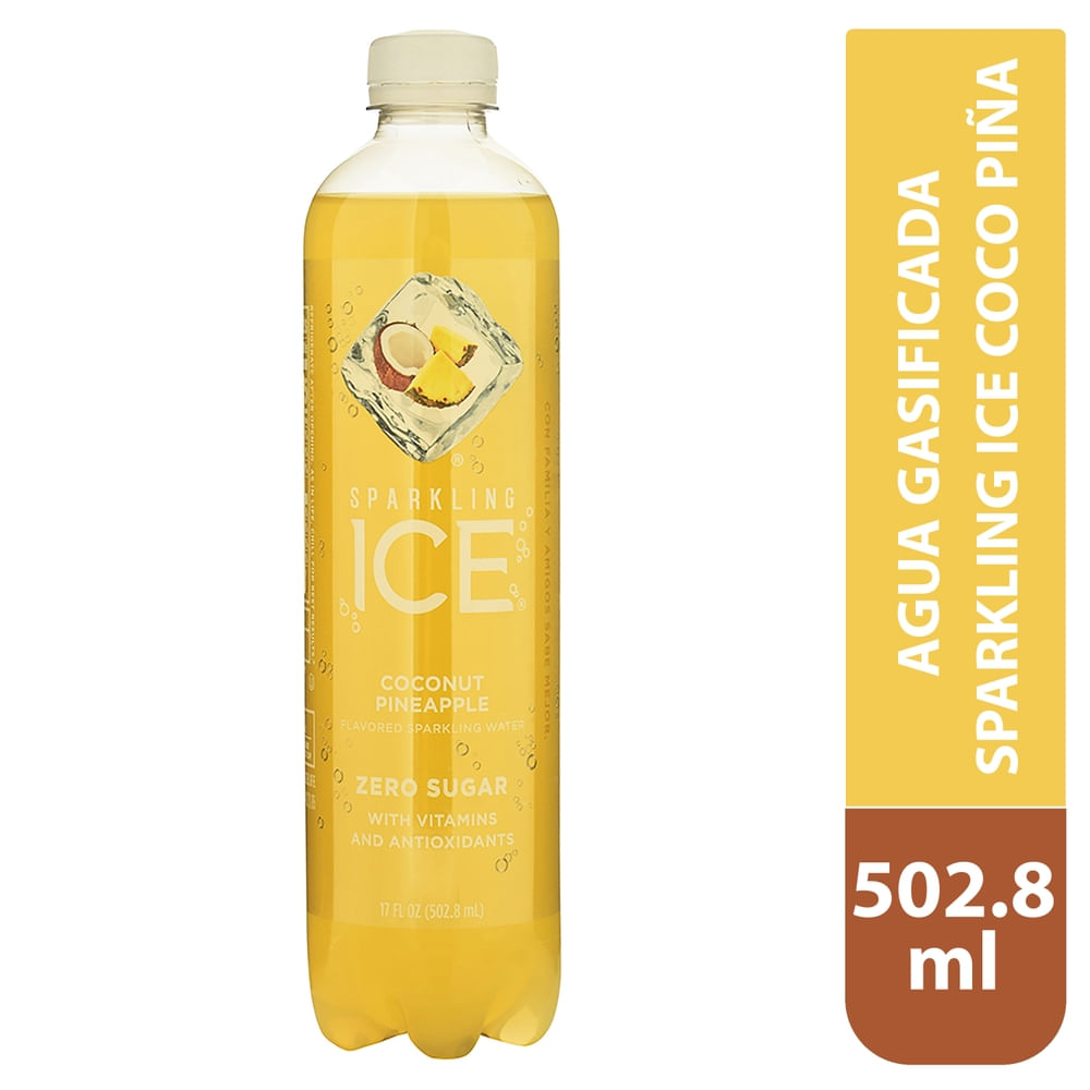 Sparkling Ice Agua Gasificada Coco Piña 502 ml