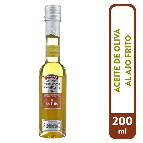 Aceite de oliva Borges con ajo frito - 200 ml