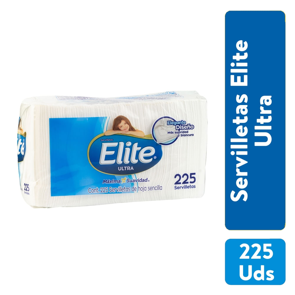 Elite Servilleta Ultra Cuadrada 225Unid