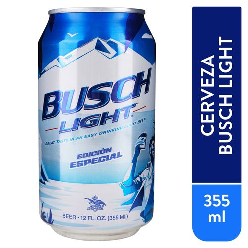 Cerveza Busch Light Lata 355Ml