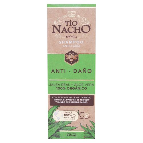 Shampoo Tío Nacho Anti- Daño Jalea Real+ Aloe - 415 ml