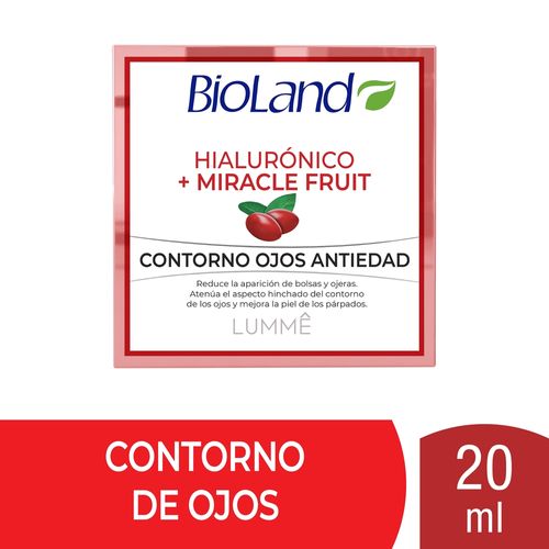Contorno de Ojos Bioland Ácido Hialurónico - 20 ml