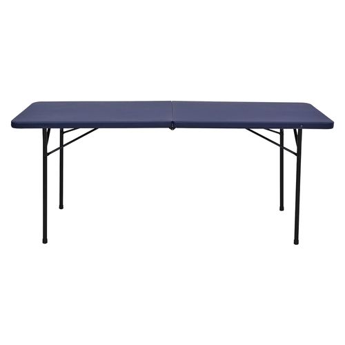 Mesa Plegable Plastica Azul Mainstays - 182 8 cm